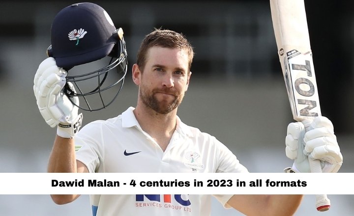 Dawid Malan - 4 Centuries