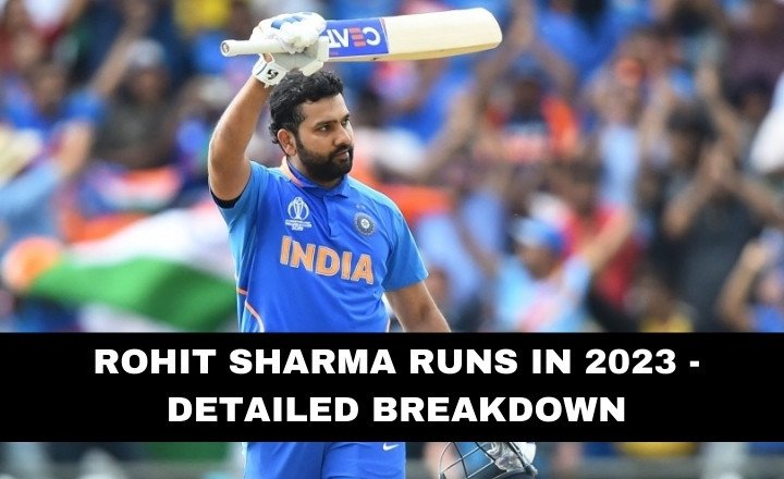 Rohit Sharma runs in 2023