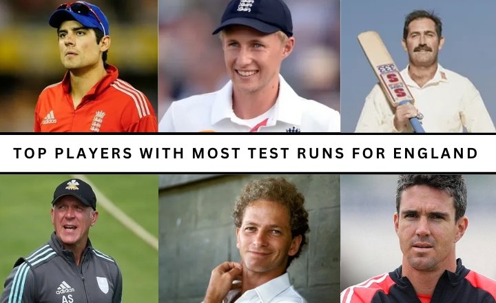 most test runs for England