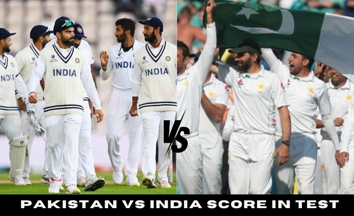 Pakistan vs India score in test